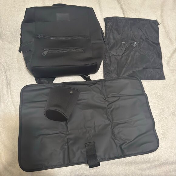 Dagne Dover Indi Diaper‎ Backpack Black Neoprene new without tag unisex modern main image 8